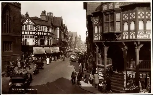 Ak Chester North West England, The Cross, Bridge Street