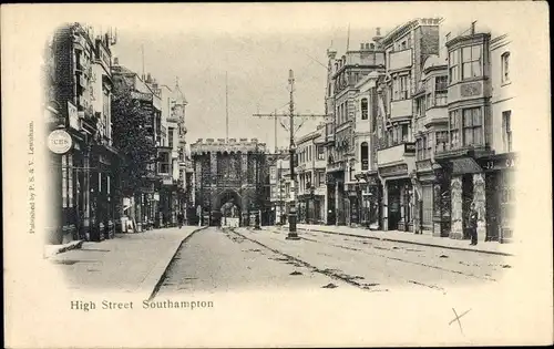 Ak Southampton South East England, High Street