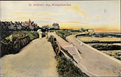 Ak Westgate on Sea South East England, St. Mildred's Bay