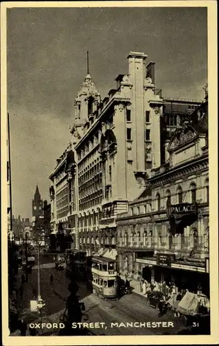 Ak Manchester North West England, Oxford Street