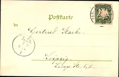Litho Bad Kissingen Unterfranken Bayern, Kurgäste trinken Heilwasser