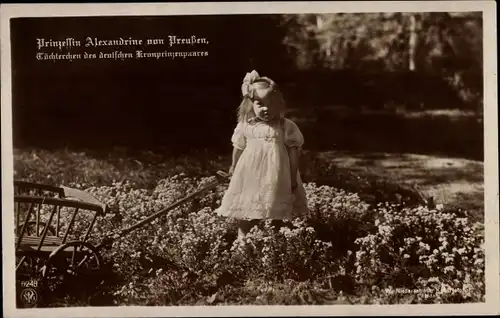 Ak Prinzessin Alexandrine von Preußen