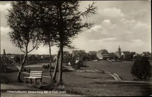 Ak Masserberg im Thüringer Schiefergebirge, Teilansicht