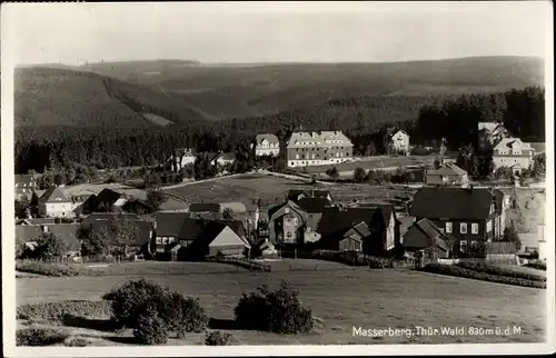 Ak Masserberg im Thüringer Schiefergebirge, Teilansicht