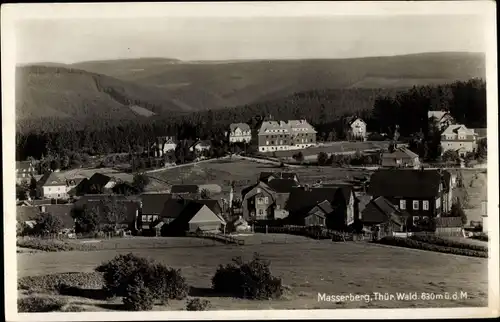 Ak Masserberg im Thüringer Schiefergebirge, Teilansicht