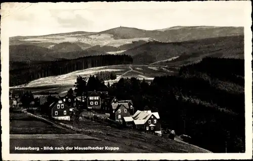 Ak Masserberg im Thüringer Schiefergebirge, Blick nach der Meuselbacher Kuppe
