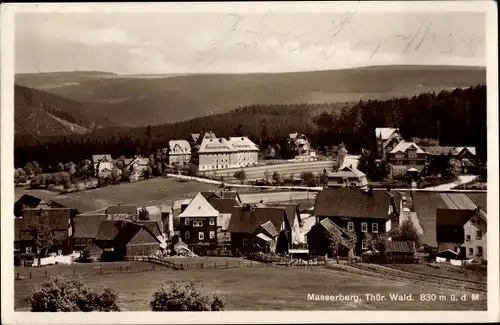 Ak Masserberg im Thüringer Schiefergebirge, Teilansicht