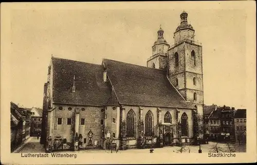 Ak Lutherstadt Wittenberg, Stadtkirche