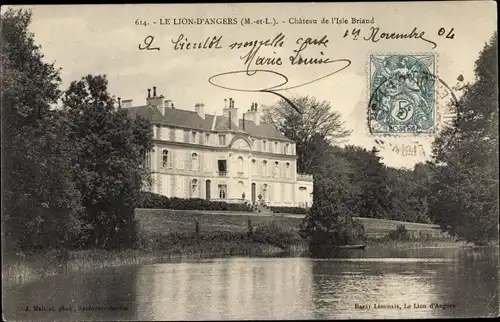 Ak Le Lion d'Angers Maine et Loire, Chateau de l'Isle Briand