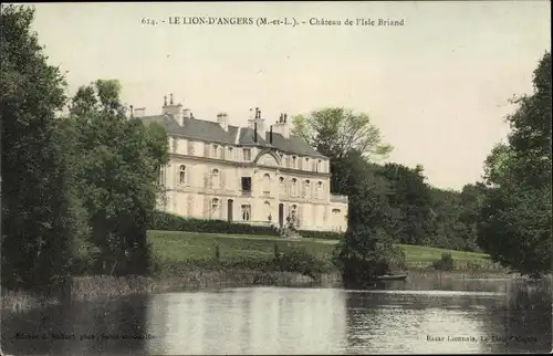 Ak Le Lion d'Angers Maine et Loire, Chateau de l'Isle Briand