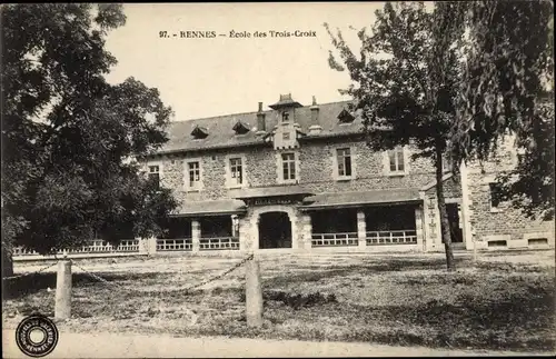 Ak Rennes Ille et Vilaine, Ecole des Trois Croix