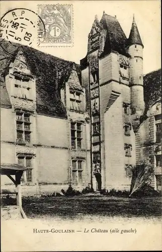 Ak Haute Goulaine Loire Atlantique, Le Chateau, aile gauche