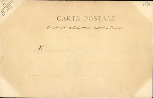 Ak Louviers Eure, Porche de l'Eglise Notre Dame