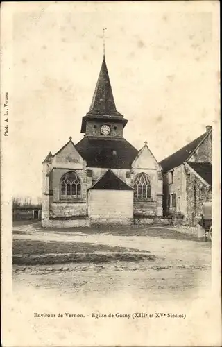 Ak Gasny Eure, L'Eglise