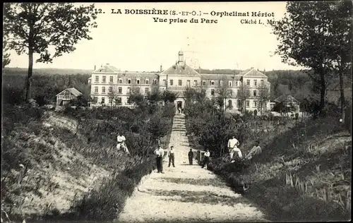 Ak La Boissiere Yvelines, Orphelinat Heriot, Vue prise du Parc