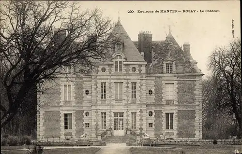Ak Rosay Yvelines, Le Chateau