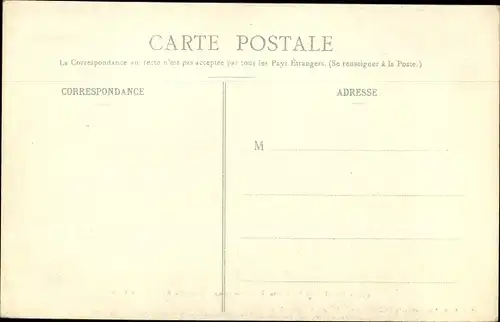 Ak Portrieux Cotes d'Armor, La Jetee, Tempete du 27 Mars 1906
