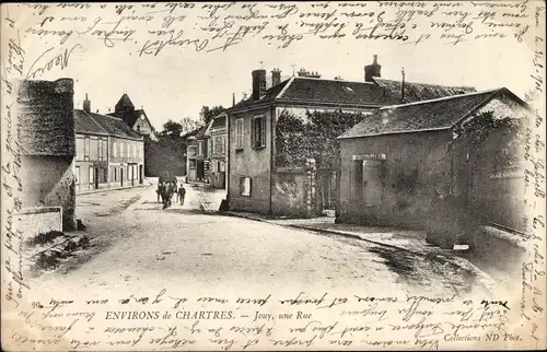 Ak Chartres Eure et Loir, Une Rue