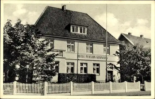 Ak Cuxhaven in Niedersachsen, Hotel Pension Kammann, Außenansicht, Wehrbergsweg, Nordstraße