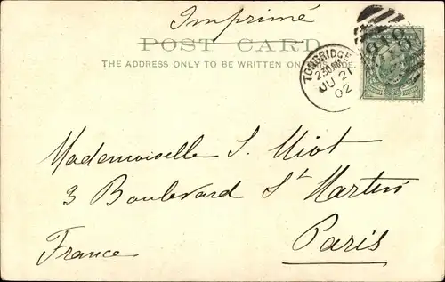 Ak Tonbridge South East England, Castle