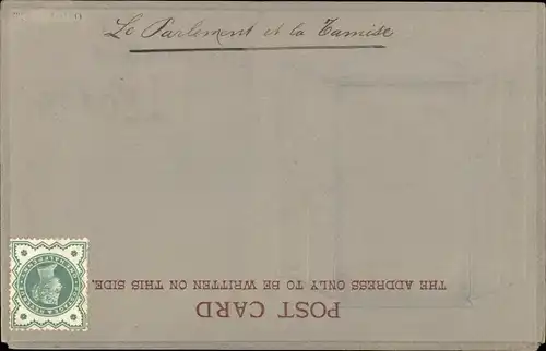 Passepartout Ak London City England, House of Parliament