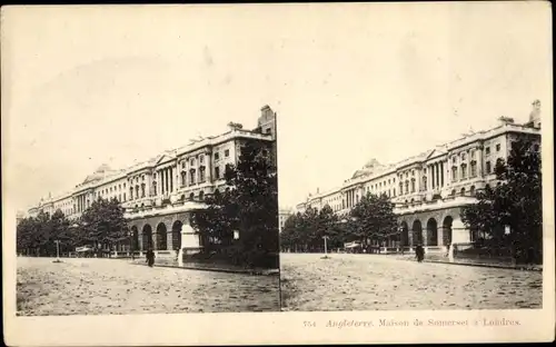 Stereo Ak London City England, Maison de Somerset a Londres