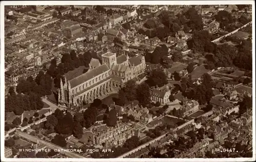 Ak Winchester South East England, Aerial View