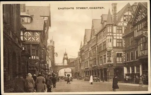 Ak Chester North West England, Eastgate Street