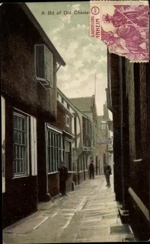 Ak Chester North West England, Street View, Old Town