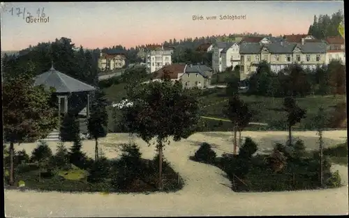 Ak Oberhof im Thüringer Wald, Blick vom Schlosshotel