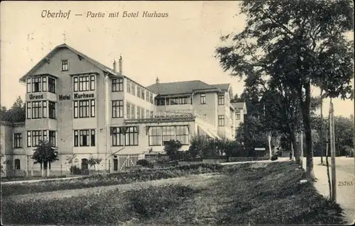 Ak Oberhof im Thüringer Wald, Hotel Kurhaus