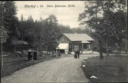 Ak Oberhof im Thüringer Wald, Obere Schweizer Hütte