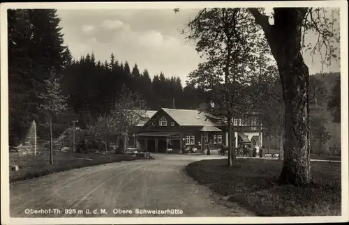 Ak Oberhof im Thüringer Wald, Obere Schweizer Hütte