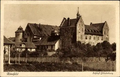 Ak Römhild in Thüringen, Kriegerwaisenhaus, Schloss Glücksburg
