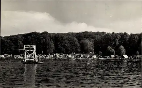 Ak Altenhof Schorfheide am Werbellinsee, Zeltplatz Süßer Winkel