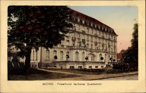 Ak Aachen in Nordrhein Westfalen, Palasthotel Aachener Quellenhof