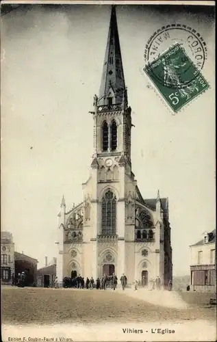 Ak Vihiers Maine et Loire, L'Eglise