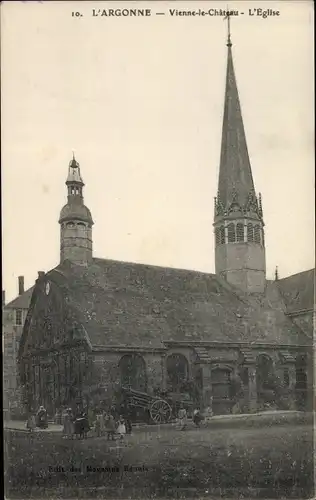 Ak Vienne le Château Marne, L'Eglise