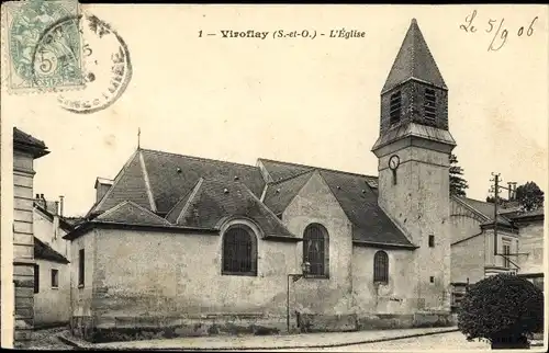 Ak Viroflay Yvelines, L'Eglise