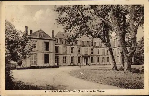 Ak Fontaine la Guyon Eure et Loir, Le Chateau