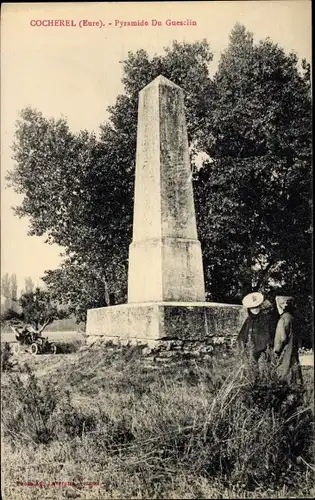 Ak Cocherel Eure, Pyramide Du Guesclin
