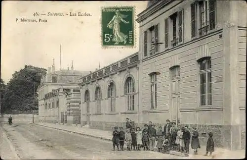 Ak Suresnes Hauts de Seine, Les Ecoles