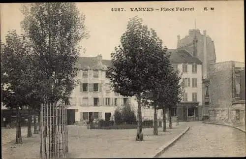 Ak Vanves Hauts de Seine, Place Faleret