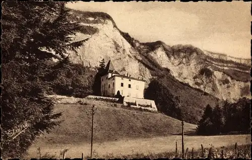 Ak Biviers Isere, Le Chateau de Montbives et le Saint Eynard