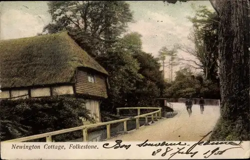 Ak Folkestone Kent South East England, Newington Cottage