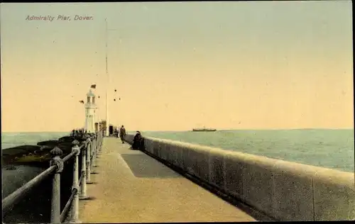 Ak Dover South East England, Admiralty Pier