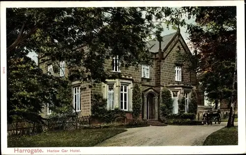 Ak Harrogate Yorkshire England, Harlow Car Hotel