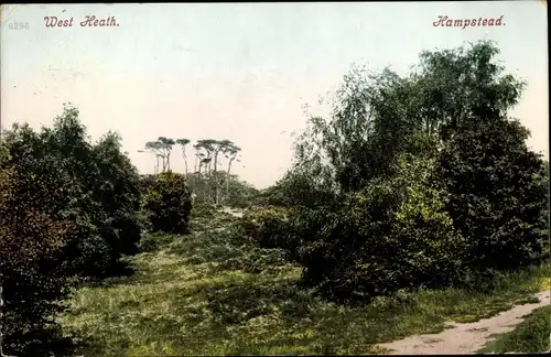 Ak Hampstead Heath London England, West Heath