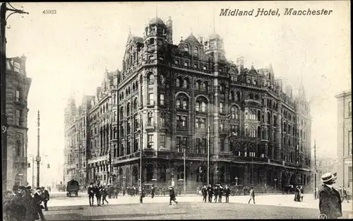 Ak Manchester North West England, Midland Hotel