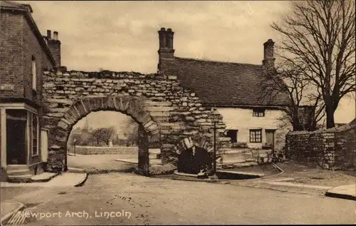 Ak Lincoln East Midlands England, Newport Arch